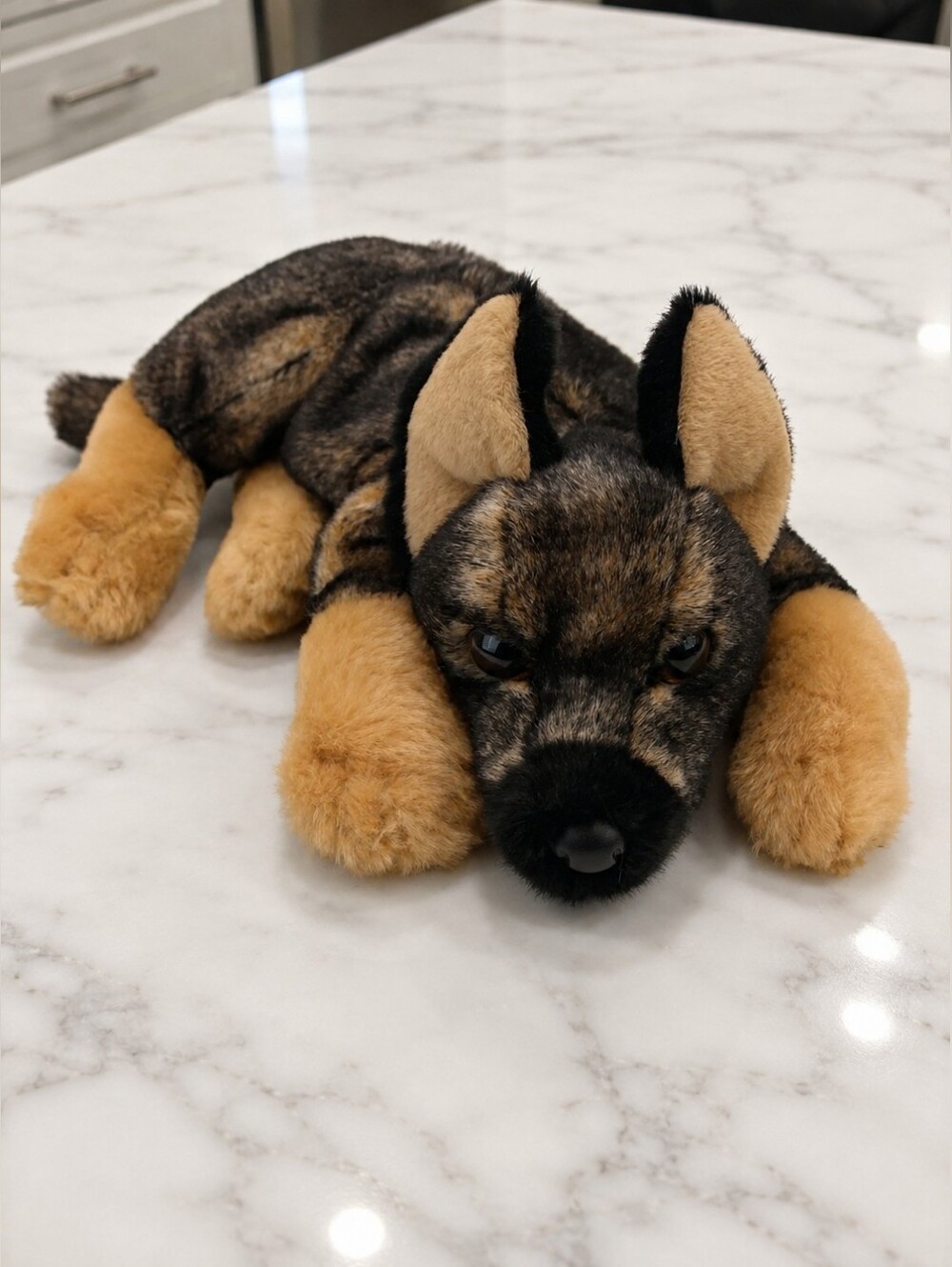 Douglas Collectible 13 INCH Plush German Shepherd Dog Toy - Brown/Tan - NWOT